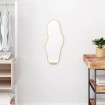Espejo de pared dorado 60x25 cm