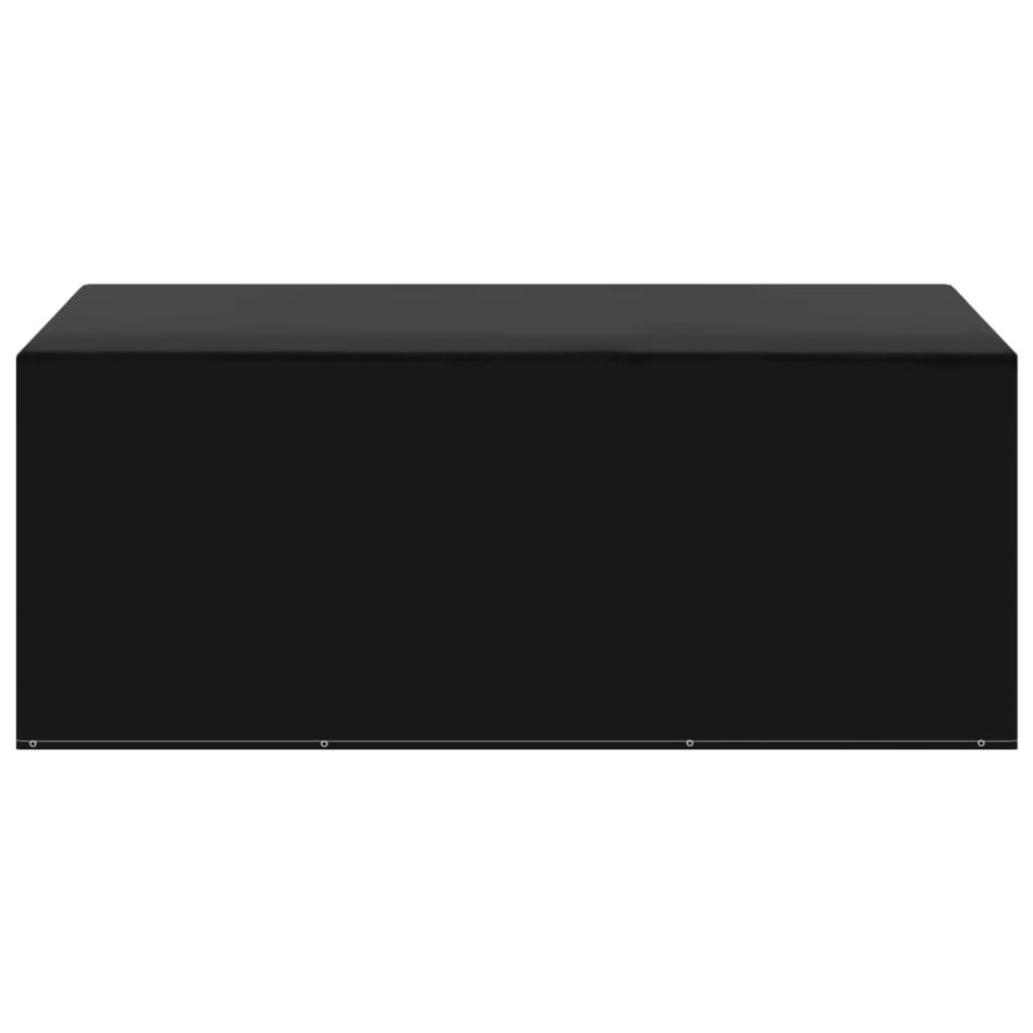 Fundas de muebles de jardín 2 uds 12 ojales 225x143x90