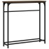 Mesa consola madera de ingeniería marrón roble 75x19,5x75