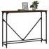 Mesa consola madera de ingeniería roble ahumado 102x22,5x75