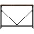 Mesa consola madera de ingeniería roble ahumado 102x22,5x75