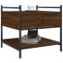 Mesa de centro madera de ingeniería marrón roble 50x50x50
