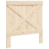 Cabecero de madera maciza de pino 100x104