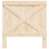 Cabecero de madera maciza de pino 100x104