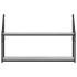 Estantería de pared madera ingeniería gris Sonoma 80x21x51