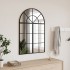 Espejo de pared arco de hierro negro 60x30