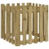 Jardinera diseño de valla madera de pino impregnada 60x60x60