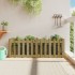 Arriate elevado jardín valla madera impregnada pino