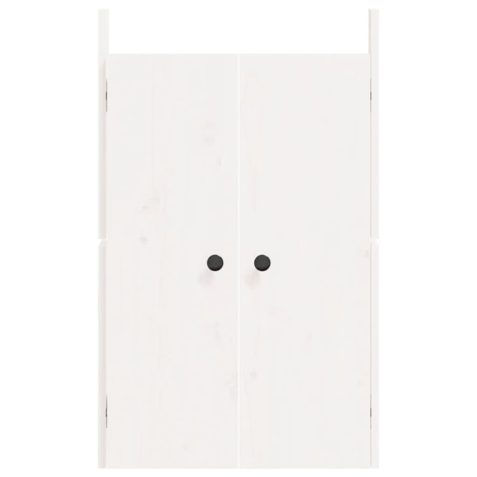 Puertas de cocina exterior madera maciza pino blanco 50x9x82