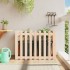 Arriate elevado jardín con valla madera maciza pino