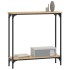 Mesa consola madera de ingeniería roble Sonoma 75x22,5x75