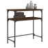 Mesa consola madera de ingeniería marrón roble 75x35,5x75