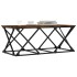 Mesa de centro madera de ingeniería roble ahumado 100x49x40