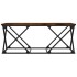 Mesa de centro madera de ingeniería roble ahumado 100x49x40