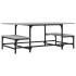 Mesa de centro madera de ingeniería gris Sonoma 100x50,5x40
