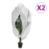 Cubiertas para plantas con cremallera 2 uds 70 g/m² 3,14x2,5