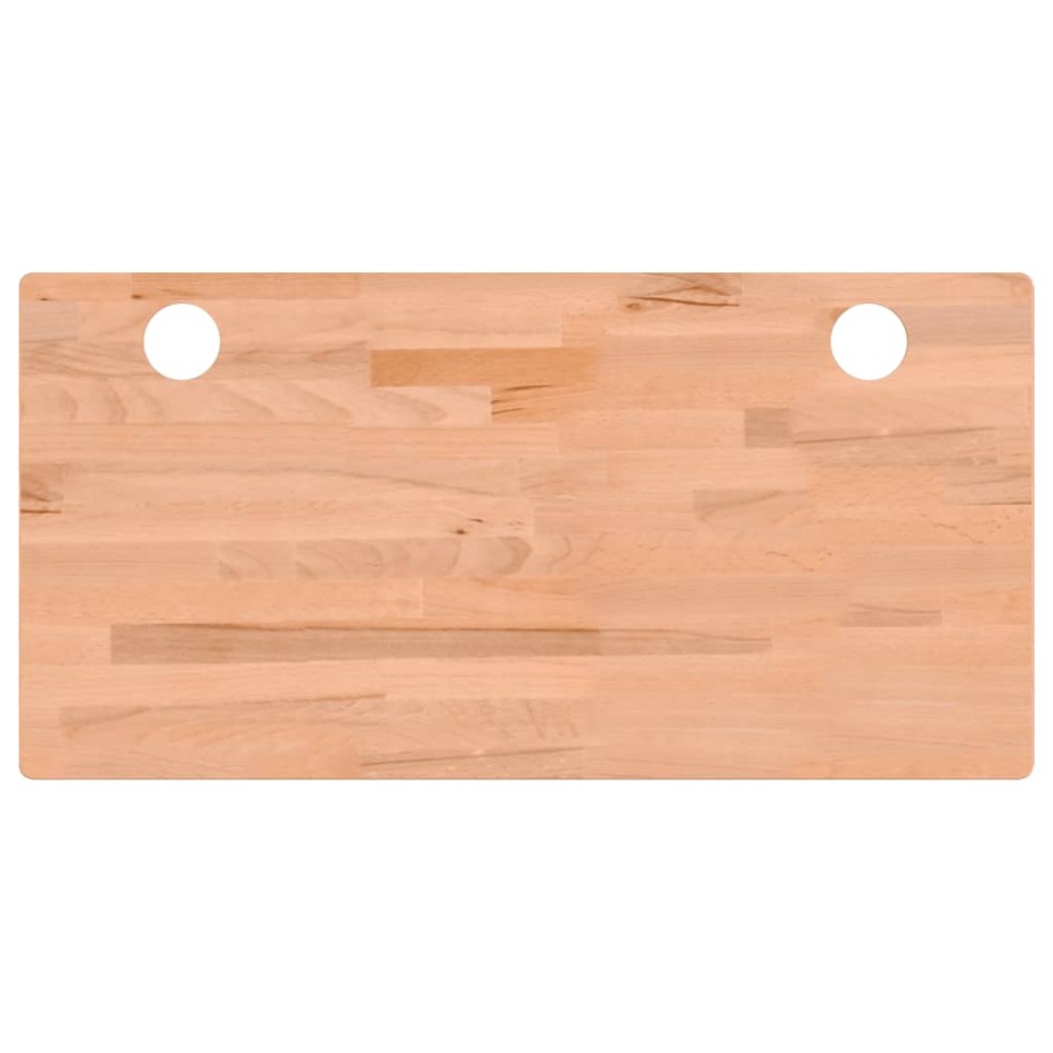 Tablero de escritorio madera maciza de haya 100x50x4