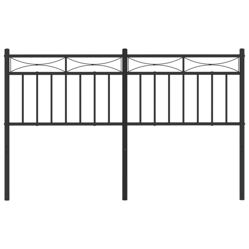 Cabecero de metal negro 140