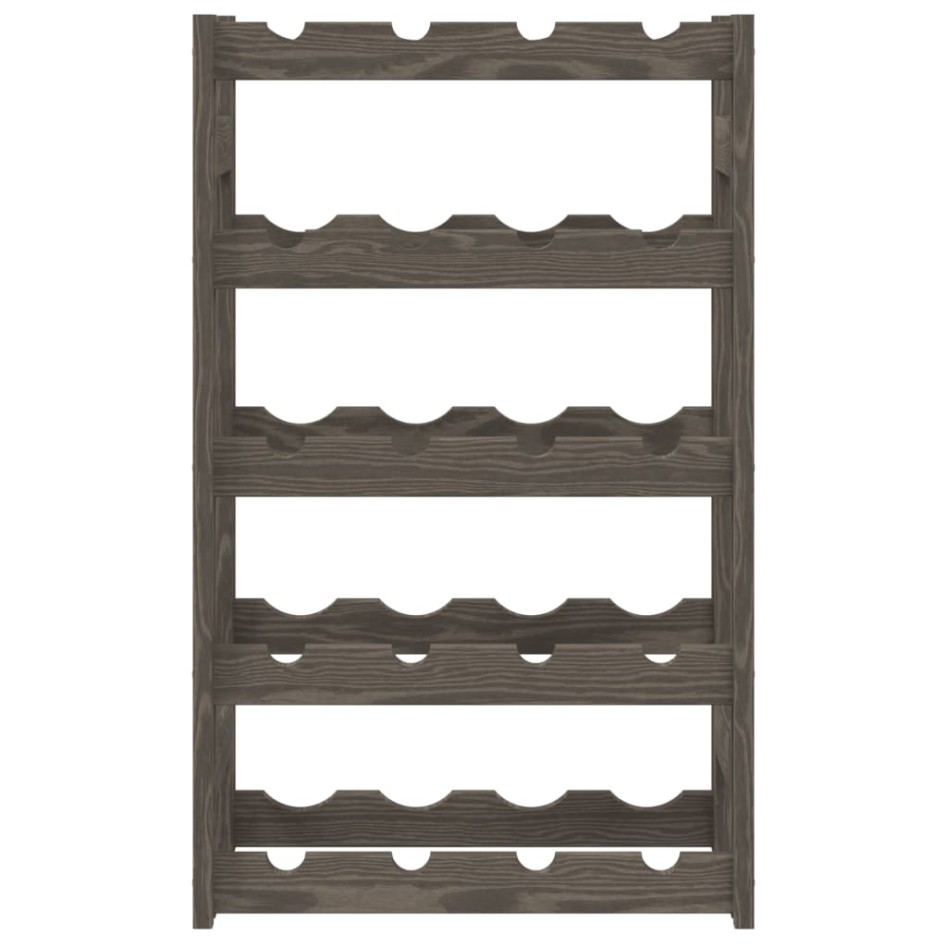 Botellero para 20 botellas madera maciza de pino