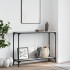 Mesa consola madera de ingeniería gris Sonoma 101x30,5x75