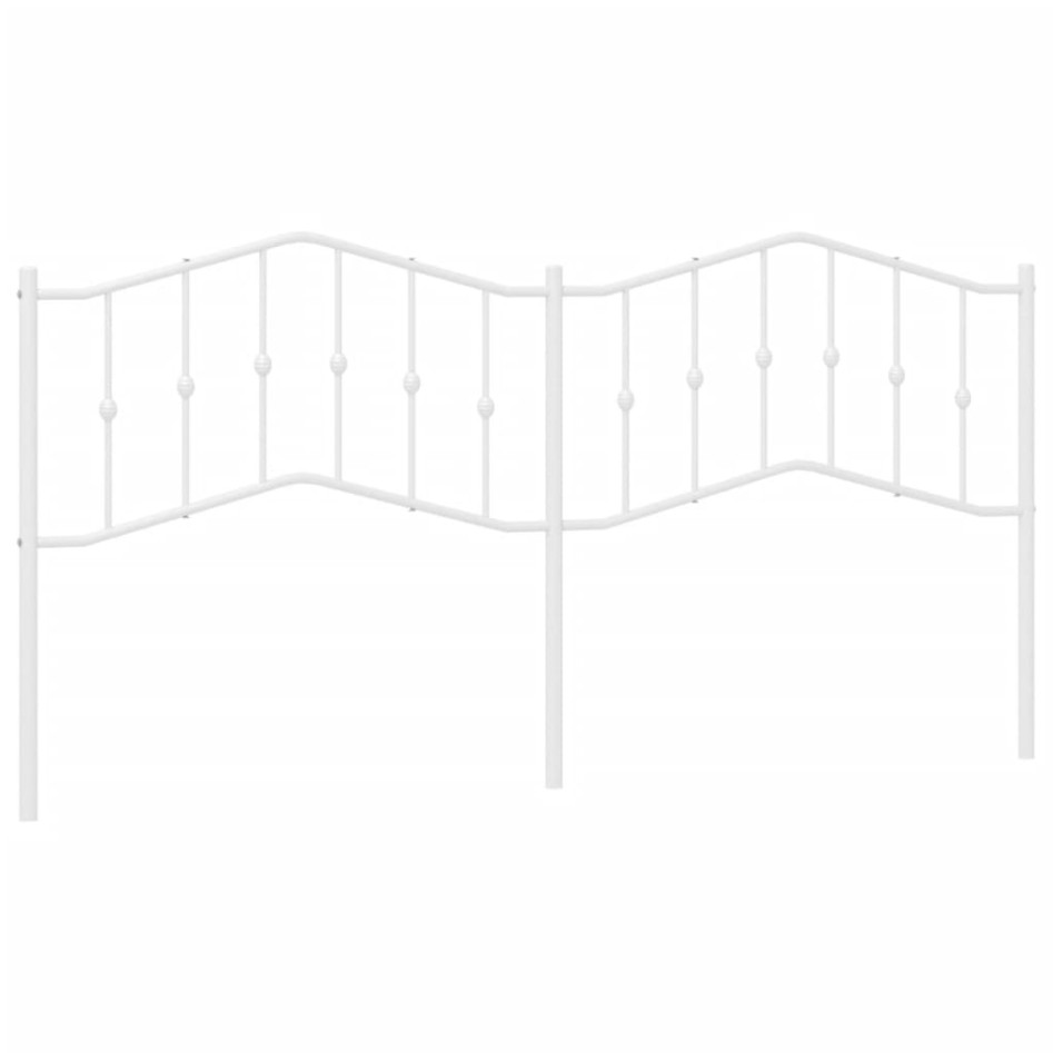 Cabecero de metal blanco 200