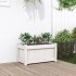 Jardinera de madera maciza de pino blanca 60x31x31