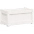Jardinera de madera maciza de pino blanca 60x31x31