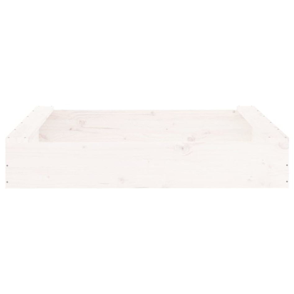 Arenero con asientos cuadrado madera maciza de pino