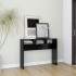 Mesa consola madera contrachapada negro 105x30x80