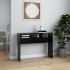 Mesa consola madera contrachapada negro 105x30x80