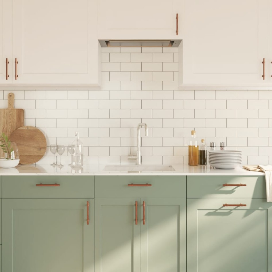 Tiradores para armarios 20 uds acero inoxidable bronce 96