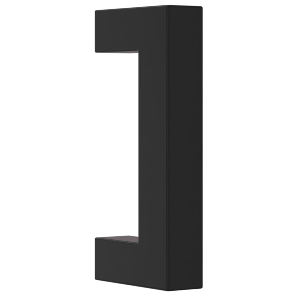 Tiradores para armarios 20 uds acero inoxidable negro 64