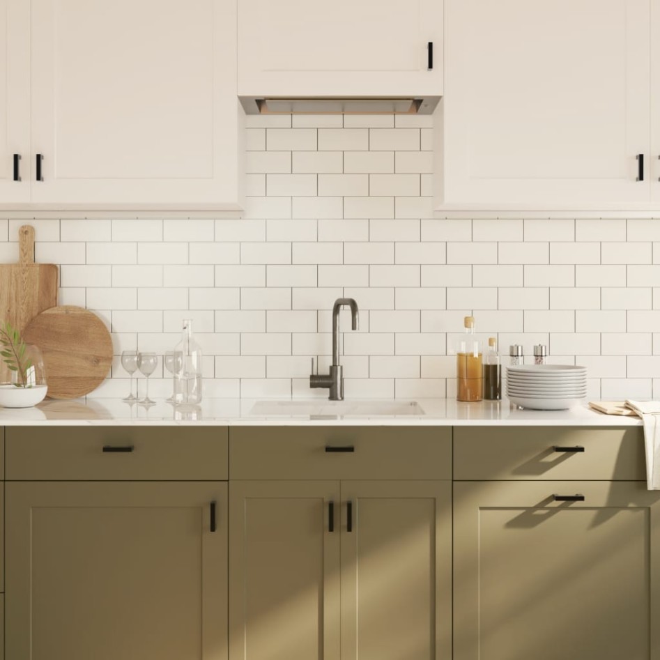 Tiradores para armarios 20 uds acero inoxidable negro 64