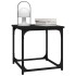 Mesa auxiliar de madera contrachapada negro 40x40x40