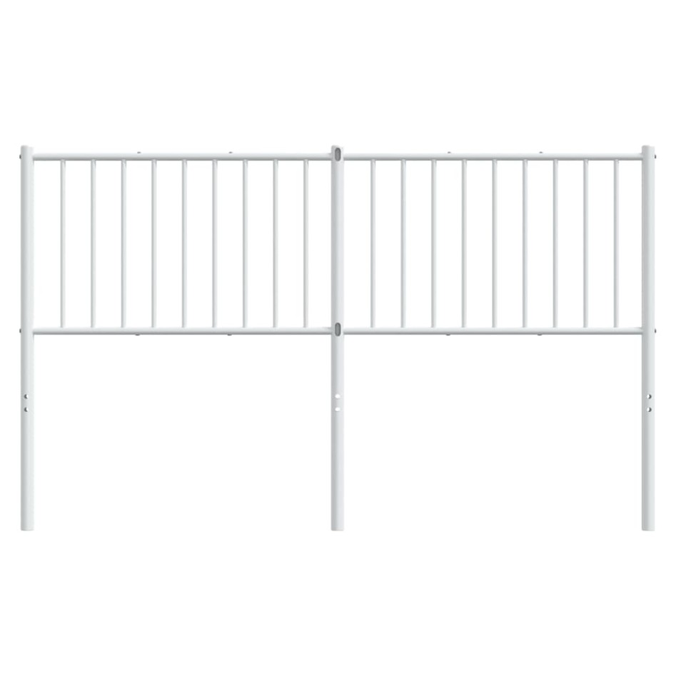 Cabecero de metal blanco 160