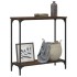 Mesa consola madera de ingeniería roble marrón 75x30,5x75