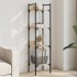 Librería de 4 estantes madera roble Sonoma 35x30x138,5