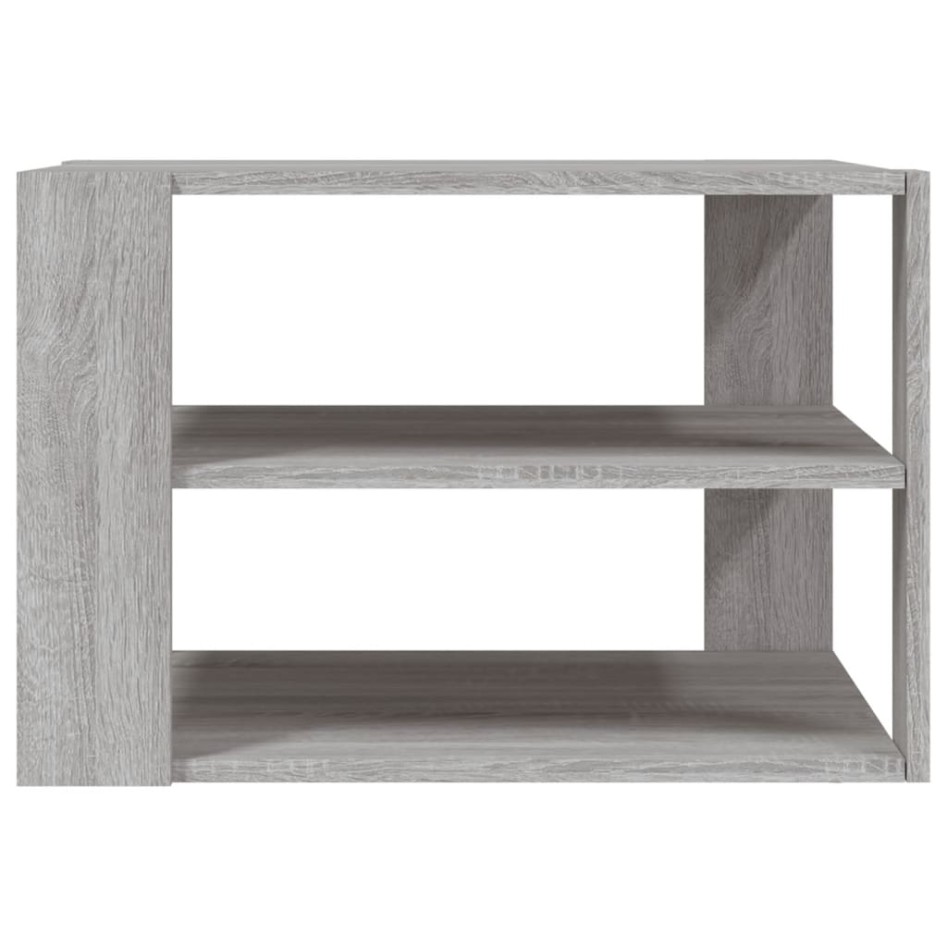 Mesa de centro madera de ingeniería gris Sonoma 59,5x59,5x40