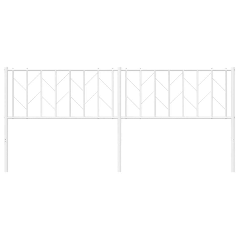 Cabecero de metal blanco 193