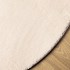 Alfombra de pelo corto suave lavable HUARTE beige Ø 120