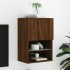 Mueble para TV con luces LED roble marrón 40,5x30x60