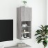 Mueble para TV con luces LED gris Sonoma 40,5x30x102