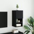 Mueble para TV con luces LED negro 30,5x30x60