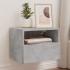 Muebles de pared para TV 2 uds madera gris hormigón 40x30x30