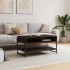 Mesa de centro madera contrachapada roble marrón 90x50x45