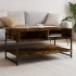 Mesa de centro madera contrachapada roble ahumado 90x50x45