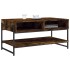 Mesa de centro madera contrachapada roble ahumado 90x50x45
