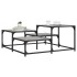 Mesa de centro madera de ingeniería gris Sonoma 87,5x87,5x40