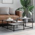 Mesa de centro madera de ingeniería gris Sonoma 87,5x87,5x40