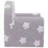 Sofá para niños felpa suave gris claro con